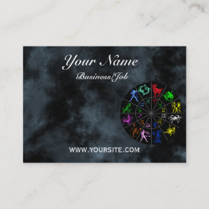 Carte De Visite Le zodiaque signe ensemble