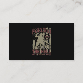 Carte De Visite Lead Me, Follow Me