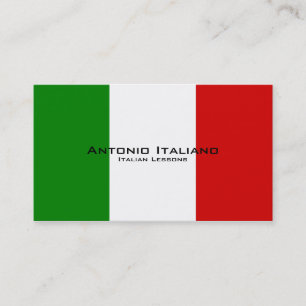Carte De Visite Leçons italiennes/professeur italien