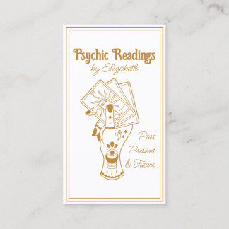 Carte De Visite Lecteur de Tarot Psychique