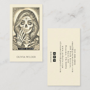 Carte De Visite Lecteur de Tarot Psychique