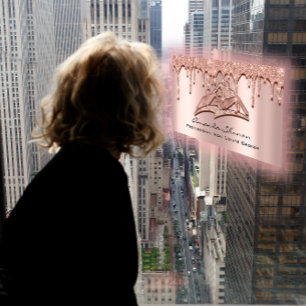 Carte De Visite Lecteurs Roses de courtier immobilier professionne