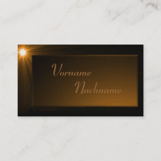 Carte De Visite LED Supernova bronze