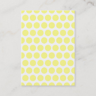 Carte De Visite Lemon Sherbet Pois