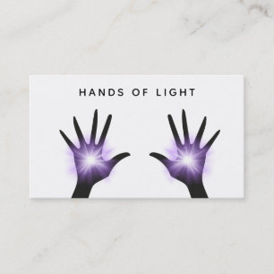 Carte De Visite L'énergie de *~* remet à Reiki la lumière curat