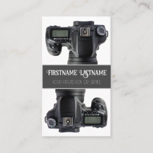Carte De Visite Lentille photo reflex pour photographes Vidéograph