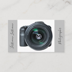 Carte De Visite Lentilles de caméra reflex pour photographes Vidéo