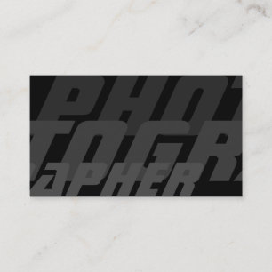 Carte De Visite Lentilles de caméra reflex pour photographes Vidéo