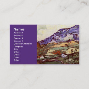 Carte De Visite Les Alpilles (F724) Van Gogh Art