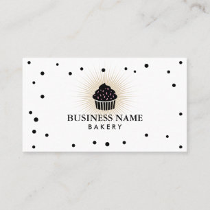 Carte De Visite Les confettis de boulangerie de petit gâteau