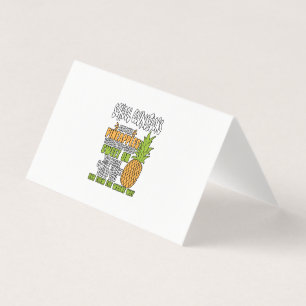 Carte De Visite Les Conseillers Scolaires Sont Comme Des Ananas.