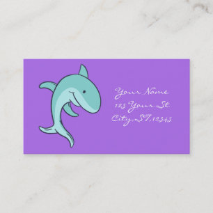 Carte De Visite Les dauphins bleus sauter Thunder_Cove