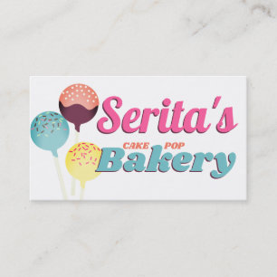 Carte De Visite Les gâteaux saupoudrent les confections de boulan