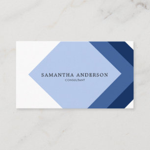 Carte De Visite Les nuances des Diamants Bleus Simple Moderne