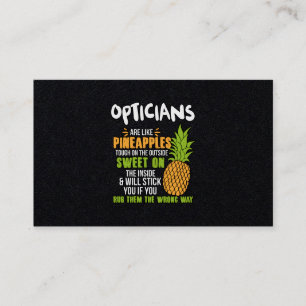 Carte De Visite Les Opticiens Sont Comme Des Ananas.
