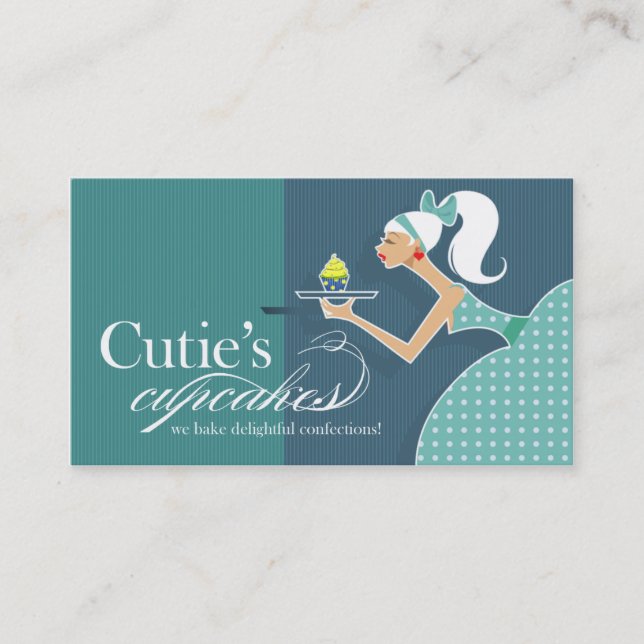 Carte De Visite Les petits gâteaux de Cutie - pâtisseries de (Devant)