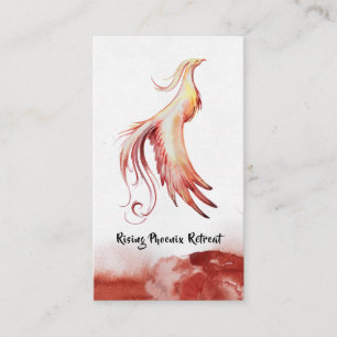 Carte De Visite *~* Les plumes de la Bourgogne rouge orangée Flam
