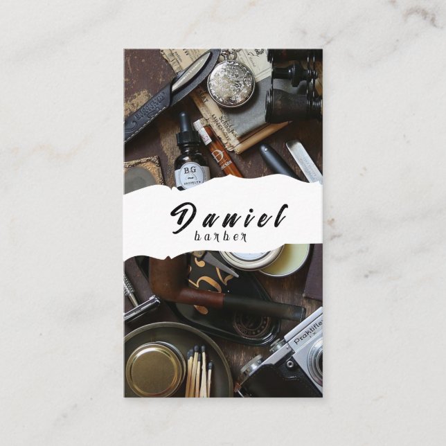 Carte De Visite Les professionnels de la coiffure font une impress (Devant)