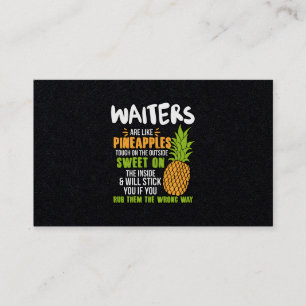 Carte De Visite Les Serveurs Sont Comme Des Ananas.