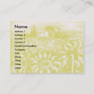 CARTE DE VISITE LES SOUFFRES ET LA CAMPAGNE EN TOSCANE- ITALIE
