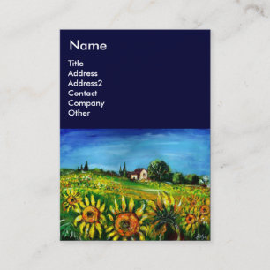 CARTE DE VISITE LES SOUFFRES ET LA CAMPAGNE EN TOSCANE- ITALIE
