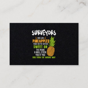Carte De Visite Les Surveyors Sont Comme Des Ananas.
