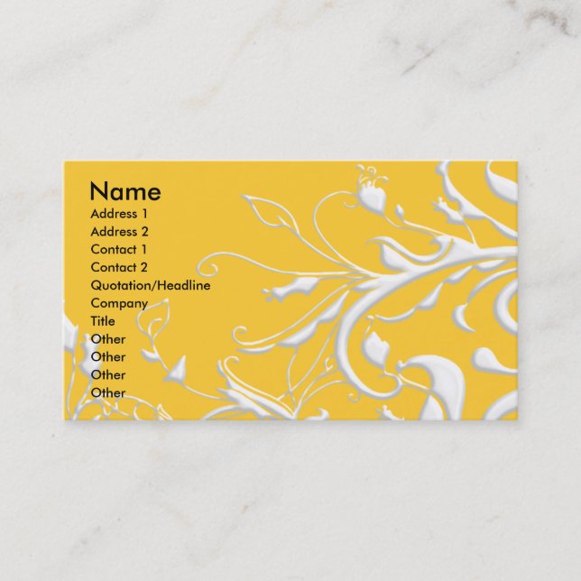 Carte De Visite Les torrents de la nature (Devant)