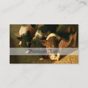 Carte De Visite Les trois petits porcs