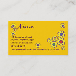 Carte de visite lesbien assez plein d'esprit