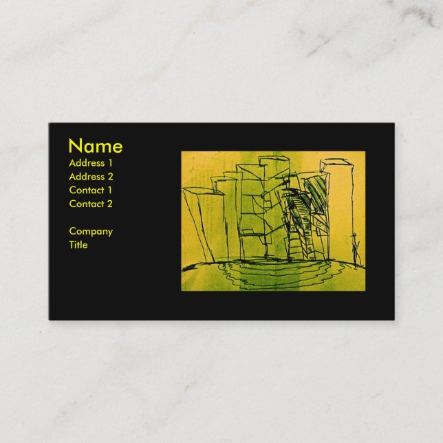 CARTE DE VISITE LESSON PLAN VILLE (Devant)