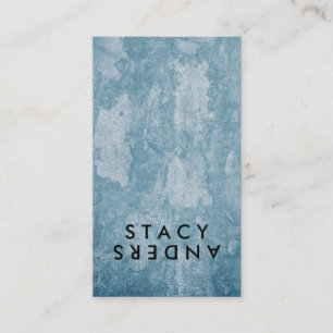 Carte De Visite Lettre Flip Chic Rustique