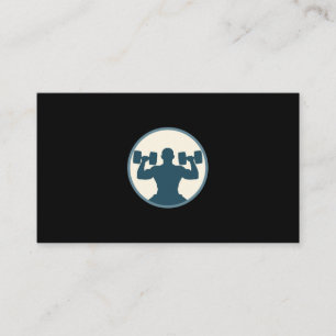 Carte De Visite Levage du poids   Fitness   Formateur personnel