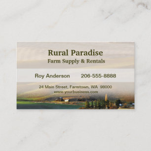 Carte De Visite Lever de soleil de Palouse