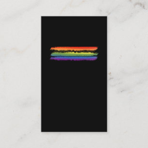 Carte De Visite LGBT Pride sensibilisation à l'égalité gay lesb