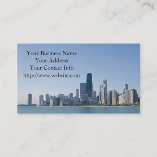 Carte De Visite L'horizon de Chicago