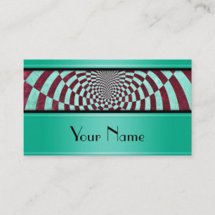 Carte De Visite L'hypnose barre la grunge + votre texte