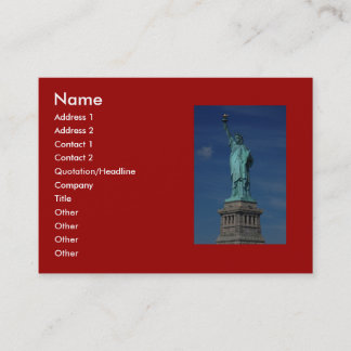 Carte De Visite Liberty Enlightening the World - Statue de la Libe