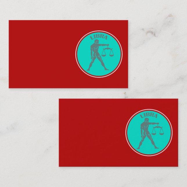 Carte de visite Libra (Devant / Derrière)
