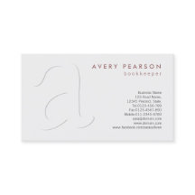 Librairie Finance Services Simple Shadow Monogramm