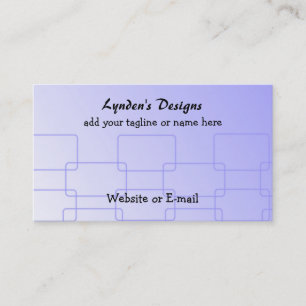 Carte De Visite Liens bleus classe