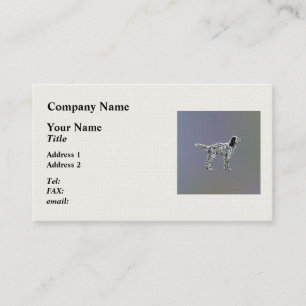 Carte De Visite Liewellin Setter