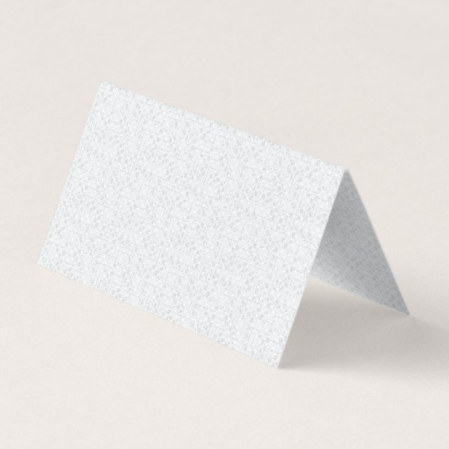 Carte De Visite Light Gray Geometric Floral Pattern (Dos)