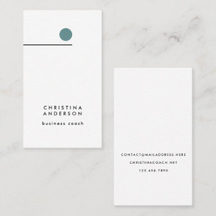 Carte De Visite Ligne Graphique Moderne Personnalisée Minimaliste 