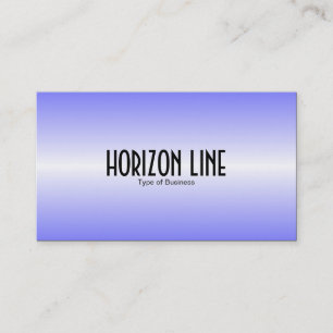 Carte De Visite Ligne horizontale - Bleu