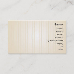 Carte De Visite Lignes jaunes - affaires