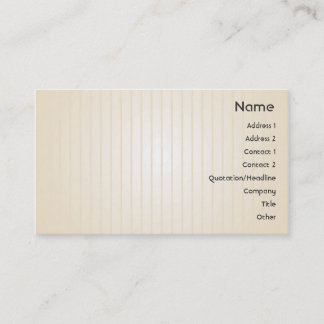 Carte De Visite Lignes jaunes - affaires