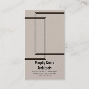 Carte de visite Lignes linéaires, Latte