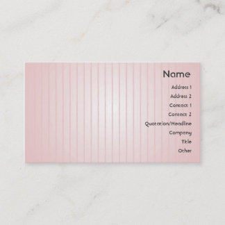 Carte De Visite Lignes roses - affaires
