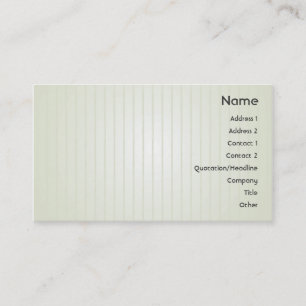 Carte De Visite Lignes Vertes - affaires