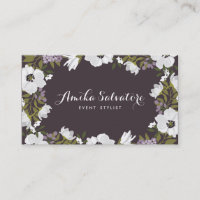 Lilac Anemone Blooms Floral Personnalisé